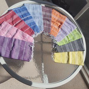CLEARANCE SALE OF 300  TURKISH  PESHTEMAL / HAMMAN / FOUTA TOWELS